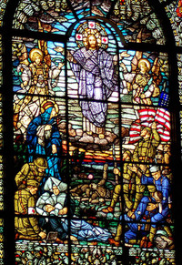 Christ and the Battlefield close-up